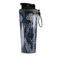 Skin Wrap Decal for IceShaker 2nd Gen 26oz HEX Mesh Camo 01 Blue (SHAKER NOT INCLUDED)