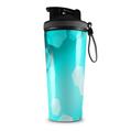 Skin Wrap Decal for IceShaker 2nd Gen 26oz Bokeh Hex Neon Teal (SHAKER NOT INCLUDED)