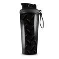 Skin Wrap Decal for IceShaker 2nd Gen 26oz Diamond Plate Metal 02 Black (SHAKER NOT INCLUDED)