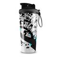 Skin Wrap Decal for IceShaker 2nd Gen 26oz Baja 0018 Neon Teal (SHAKER NOT INCLUDED)