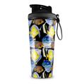 Skin Wrap Decal for IceShaker 2nd Gen 26oz Tropical Fish 01 Black (SHAKER NOT INCLUDED)