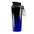 Skin Wrap Decal for IceShaker 2nd Gen 26oz Smooth Fades Blue Black (SHAKER NOT INCLUDED)