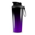 Skin Wrap Decal for IceShaker 2nd Gen 26oz Smooth Fades Purple Black (SHAKER NOT INCLUDED)