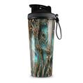 Skin Wrap Decal for IceShaker 2nd Gen 26oz WraptorCamo Grassy Marsh Neon Teal 5 Scale (SHAKER NOT INCLUDED)
