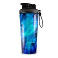 Skin Wrap Decal for IceShaker 2nd Gen 26oz Cubic Shards Blue (SHAKER NOT INCLUDED)