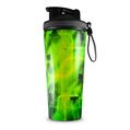 Skin Wrap Decal for IceShaker 2nd Gen 26oz Cubic Shards Green (SHAKER NOT INCLUDED)