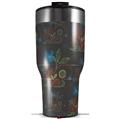 Skin Wrap Decal for 2017 RTIC Tumblers 40oz Flowers Pattern 07 (TUMBLER NOT INCLUDED)