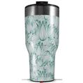 Skin Wrap Decal for 2017 RTIC Tumblers 40oz Flowers Pattern 09 (TUMBLER NOT INCLUDED)
