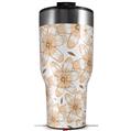 Skin Wrap Decal for 2017 RTIC Tumblers 40oz Flowers Pattern 15 (TUMBLER NOT INCLUDED)
