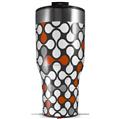 Skin Wrap Decal for 2017 RTIC Tumblers 40oz Locknodes 05 Burnt Orange (TUMBLER NOT INCLUDED)