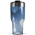 Skin Wrap Decal for 2017 RTIC Tumblers 40oz Bokeh Hex Blue (TUMBLER NOT INCLUDED)