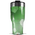 Skin Wrap Decal for 2017 RTIC Tumblers 40oz Bokeh Hex Green (TUMBLER NOT INCLUDED)