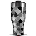 Skin Wrap Decal for 2017 RTIC Tumblers 40oz Scales Black (TUMBLER NOT INCLUDED)