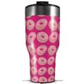 Skin Wrap Decal for 2017 RTIC Tumblers 40oz Donuts Hot Pink Fuchsia (TUMBLER NOT INCLUDED)