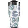 Skin Wrap Decal for 2017 RTIC Tumblers 40oz Blue Green Lips (TUMBLER NOT INCLUDED)