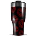 Skin Wrap Decal for 2017 RTIC Tumblers 40oz Red And Black Lips (TUMBLER NOT INCLUDED)