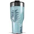 Skin Wrap Decal for 2017 RTIC Tumblers 40oz Palms 01 Blue On Blue (TUMBLER NOT INCLUDED)