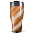 Skin Wrap Decal for 2017 RTIC Tumblers 40oz Paint Blend Orange (TUMBLER NOT INCLUDED)