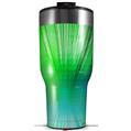 Skin Wrap Decal for 2017 RTIC Tumblers 40oz Bent Light Greenish (TUMBLER NOT INCLUDED)