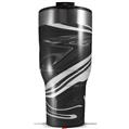 Skin Wrap Decal for 2017 RTIC Tumblers 40oz Black Marble (TUMBLER NOT INCLUDED)