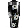 Skin Wrap Decal for 2017 RTIC Tumblers 40oz Poppy Dark (TUMBLER NOT INCLUDED)