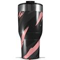 Skin Wrap Decal for 2017 RTIC Tumblers 40oz Jagged Camo Pink (TUMBLER NOT INCLUDED)