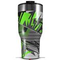 Skin Wrap Decal for 2017 RTIC Tumblers 40oz Baja 0032 Neon Green (TUMBLER NOT INCLUDED)