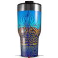 Skin Wrap Decal compatible with 2017 RTIC Tumblers 40oz Dancing Lilies (TUMBLER NOT INCLUDED)