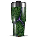 Skin Wrap Decal compatible with 2017 RTIC Tumblers 40oz Linear Cosmos Green (TUMBLER NOT INCLUDED)