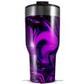 Skin Wrap Decal compatible with 2017 RTIC Tumblers 40oz Liquid Metal Chrome Purple (TUMBLER NOT INCLUDED)