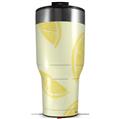 Skin Wrap Decal compatible with 2017 RTIC Tumblers 40oz Lemons Yellow (TUMBLER NOT INCLUDED)