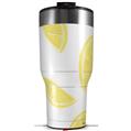 Skin Wrap Decal compatible with 2017 RTIC Tumblers 40oz Lemons (TUMBLER NOT INCLUDED)