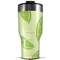 Skin Wrap Decal compatible with 2017 RTIC Tumblers 40oz Limes Yellow (TUMBLER NOT INCLUDED)
