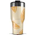 Skin Wrap Decal compatible with 2017 RTIC Tumblers 40oz Oranges Orange (TUMBLER NOT INCLUDED)