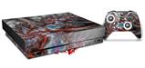Skin Wrap compatible with XBOX One X Console and Controller Diamonds