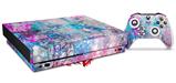Skin Wrap for XBOX One X Console and Controller Graffiti Splatter