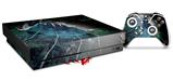 Skin Wrap for XBOX One X Console and Controller Aquatic 2