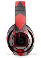 WraptorSkinz Skin Decal Wrap compatible with Beats Studio 2 and 3 Wired and Wireless Headphones Emo Star Heart Skin Only (HEADPHONES NOT INCLUDED)