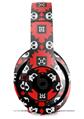 WraptorSkinz Skin Decal Wrap compatible with Beats Studio 2 and 3 Wired and Wireless Headphones Goth Punk Skulls Skin Only (HEADPHONES NOT INCLUDED)