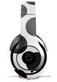 WraptorSkinz Skin Decal Wrap compatible with Beats Studio 2 and 3 Wired and Wireless Headphones Kearas Polka Dots White And Black Skin Only (HEADPHONES NOT INCLUDED)
