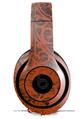 WraptorSkinz Skin Decal Wrap compatible with Beats Studio 2 and 3 Wired and Wireless Headphones Folder Doodles Burnt Orange Skin Only (HEADPHONES NOT INCLUDED)