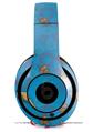 WraptorSkinz Skin Decal Wrap compatible with Beats Studio 2 and 3 Wired and Wireless Headphones Sea Shells 02 Blue Medium Skin Only (HEADPHONES NOT INCLUDED)