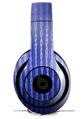 WraptorSkinz Skin Decal Wrap compatible with Beats Studio 2 and 3 Wired and Wireless Headphones Binary Rain Blue Skin Only (HEADPHONES NOT INCLUDED)