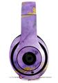 WraptorSkinz Skin Decal Wrap compatible with Beats Studio 2 and 3 Wired and Wireless Headphones Purple and Gold Gilded Marble Skin Only (HEADPHONES NOT INCLUDED)