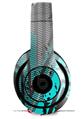 WraptorSkinz Skin Decal Wrap compatible with Beats Studio 2 and 3 Wired and Wireless Headphones Baja 0032 Neon Teal Skin Only (HEADPHONES NOT INCLUDED)