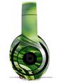 WraptorSkinz Skin Decal Wrap compatible with Beats Studio 2 and 3 Wired and Wireless Headphones Liquid Metal Chrome Neon Green Skin Only (HEADPHONES NOT INCLUDED)