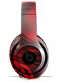 WraptorSkinz Skin Decal Wrap compatible with Beats Studio 2 and 3 Wired and Wireless Headphones Liquid Metal Chrome Red Skin Only (HEADPHONES NOT INCLUDED)