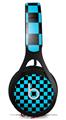 WraptorSkinz Skin Decal Wrap compatible with Beats EP Headphones Checkers Blue Skin Only HEADPHONES NOT INCLUDED