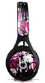 WraptorSkinz Skin Decal Wrap compatible with Beats EP Headphones Checker Graffiti Pink Skin Only HEADPHONES NOT INCLUDED
