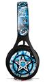 WraptorSkinz Skin Decal Wrap compatible with Beats EP Headphones Graffiti Star Blue Skin Only HEADPHONES NOT INCLUDED